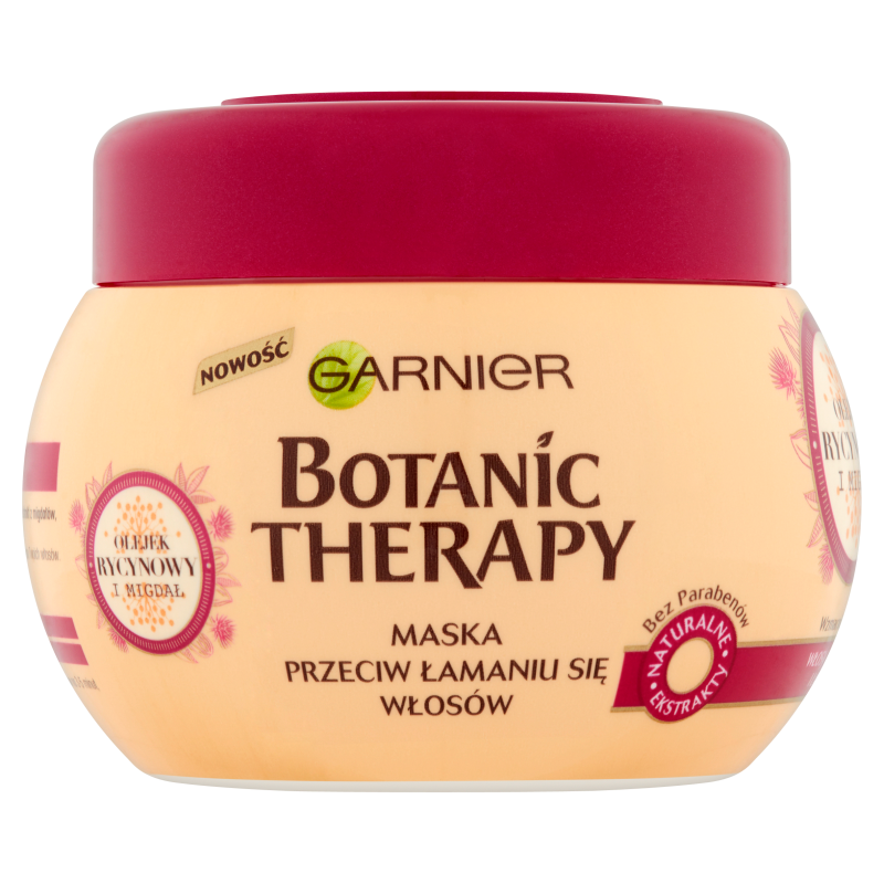 garnier maska do włosów olejek rycynowy