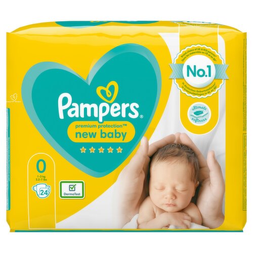 pampers size 0 nappies