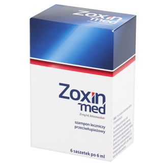 zoxin med 20 mg ml szampon leczniczy przeciwłupieżowy 100 ml