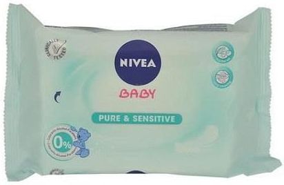 chusteczki nawilżane nivea baby pure sensitive