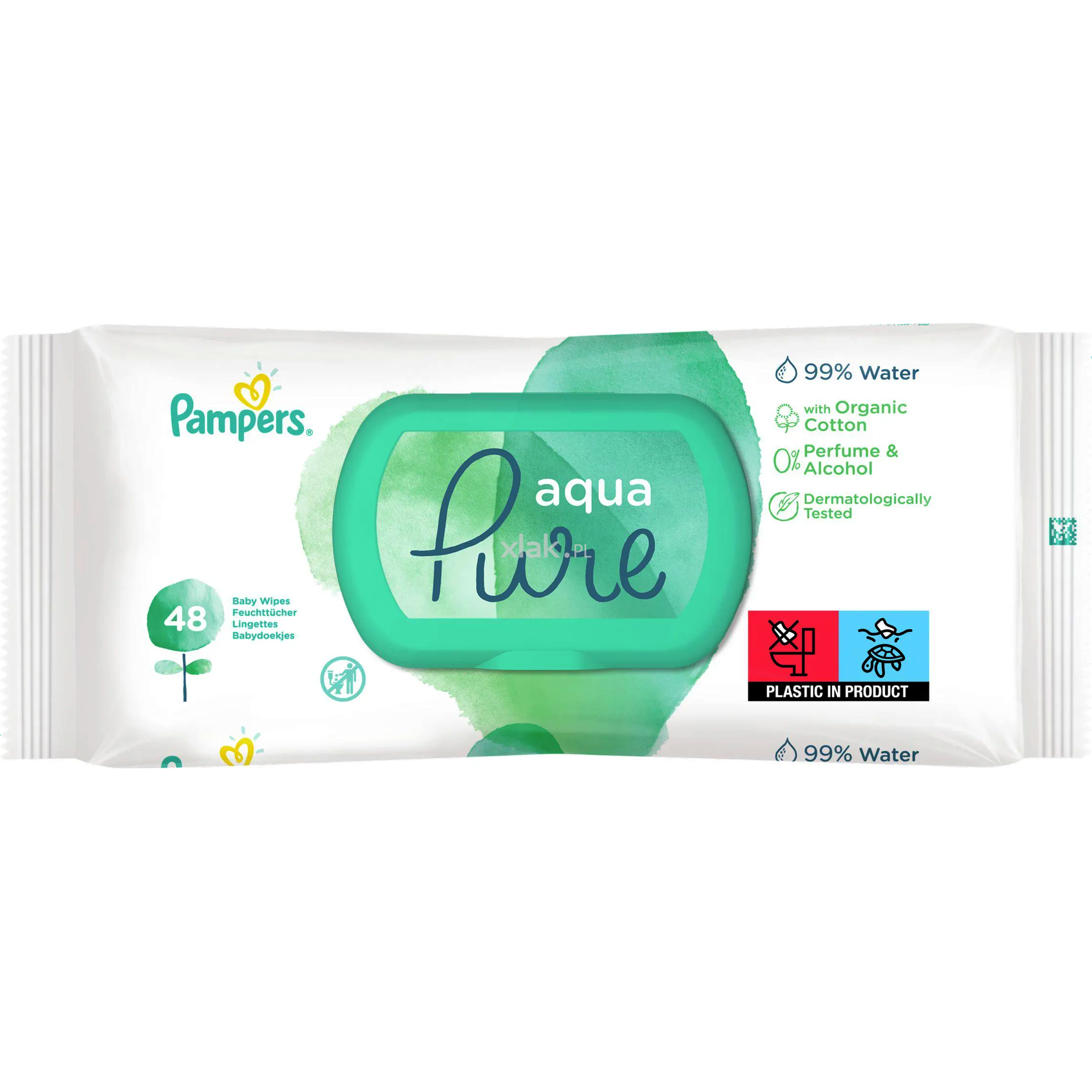 pampers aqua pure chusteczki nawilżane