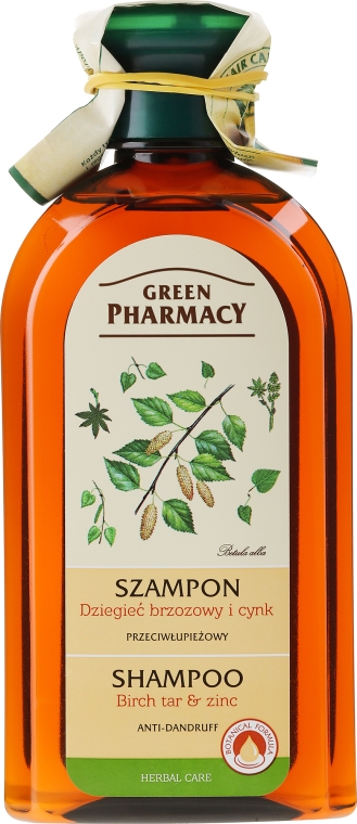 green pharmacy szampon przeciwłupieżowy dziegieć sklad