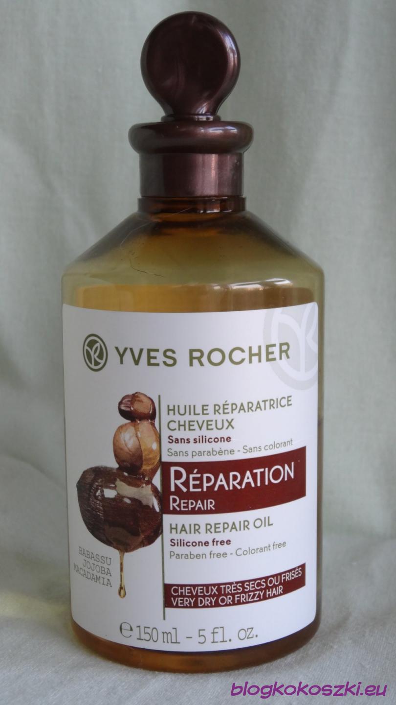 olejek odbudowujący do włosów yves rocher reparation
