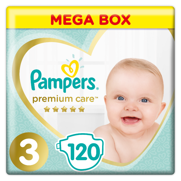 pampers premium care s3 120 sztuk