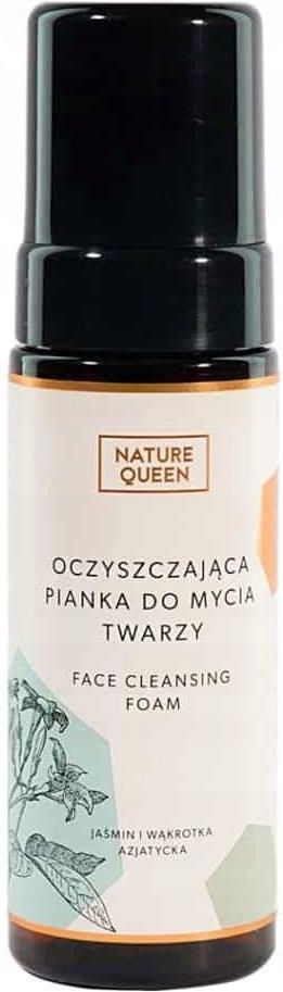 nature queen pianka myjąca do twarzy jaśmin i wąkrotka azjatycka