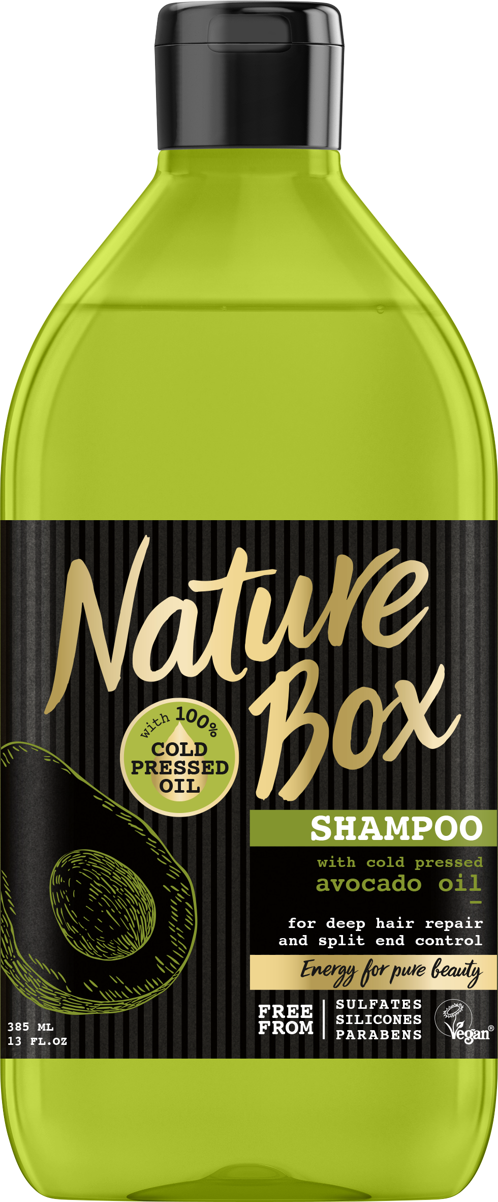 szampon do wlosow natural box avocado wizaz