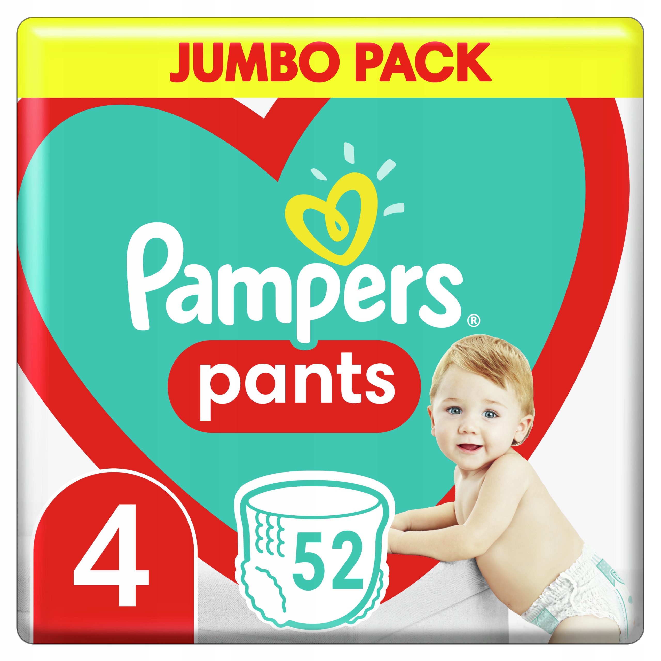 pampers pieluchomajtki pants 4 maxi 104