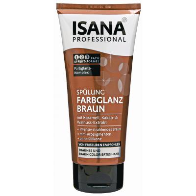 isana professional odżywka do włosów brown color shine opinie