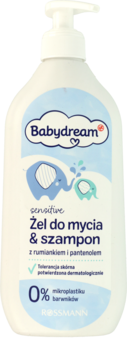 sroka o babydream żel do kąpieli i szampon