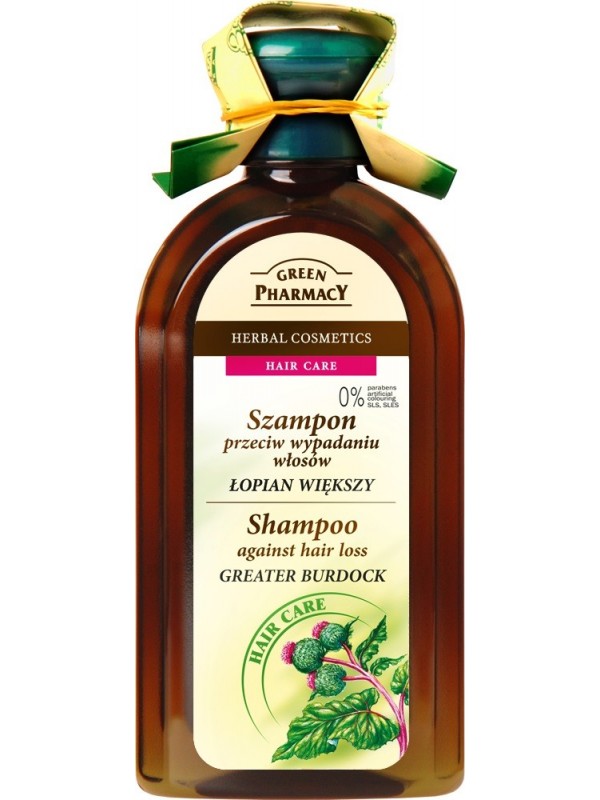 green pharmacy szampon przeciw wypadaniu łopian