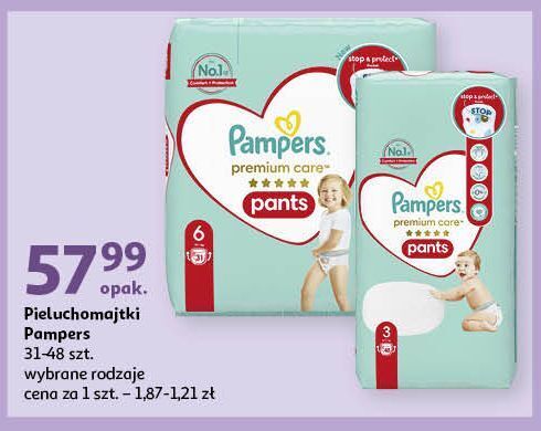 pampers 3 pieluchy promocja auchan