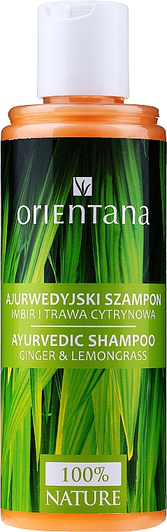 ajurwedyjski szampon do włosów imbir i trawa cytrynowa