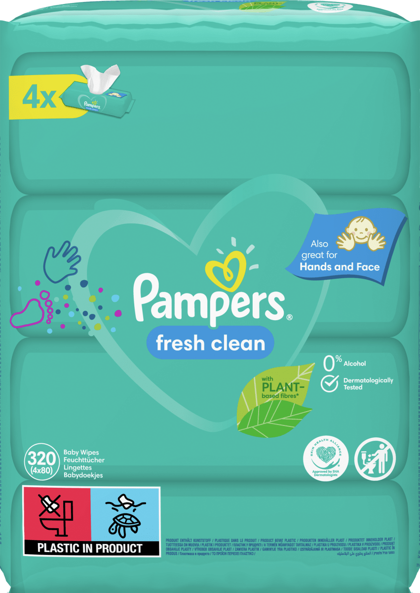 pampers chusteczki baby fresh dla nowowordków