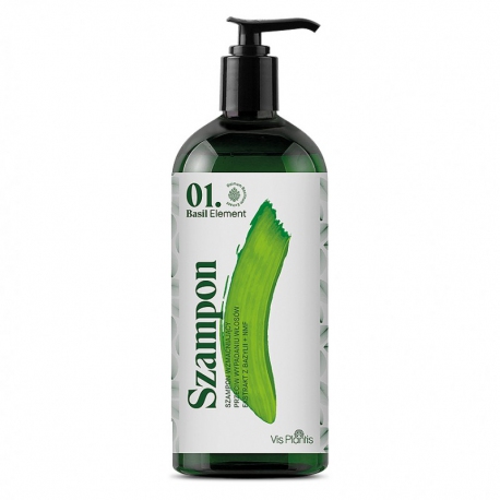 wzmacniający szampon przeciw wypadaniu włosów ekstrakt z bazylii nmf