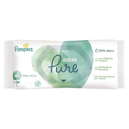 pampers aqua pure chusteczki nawilżane