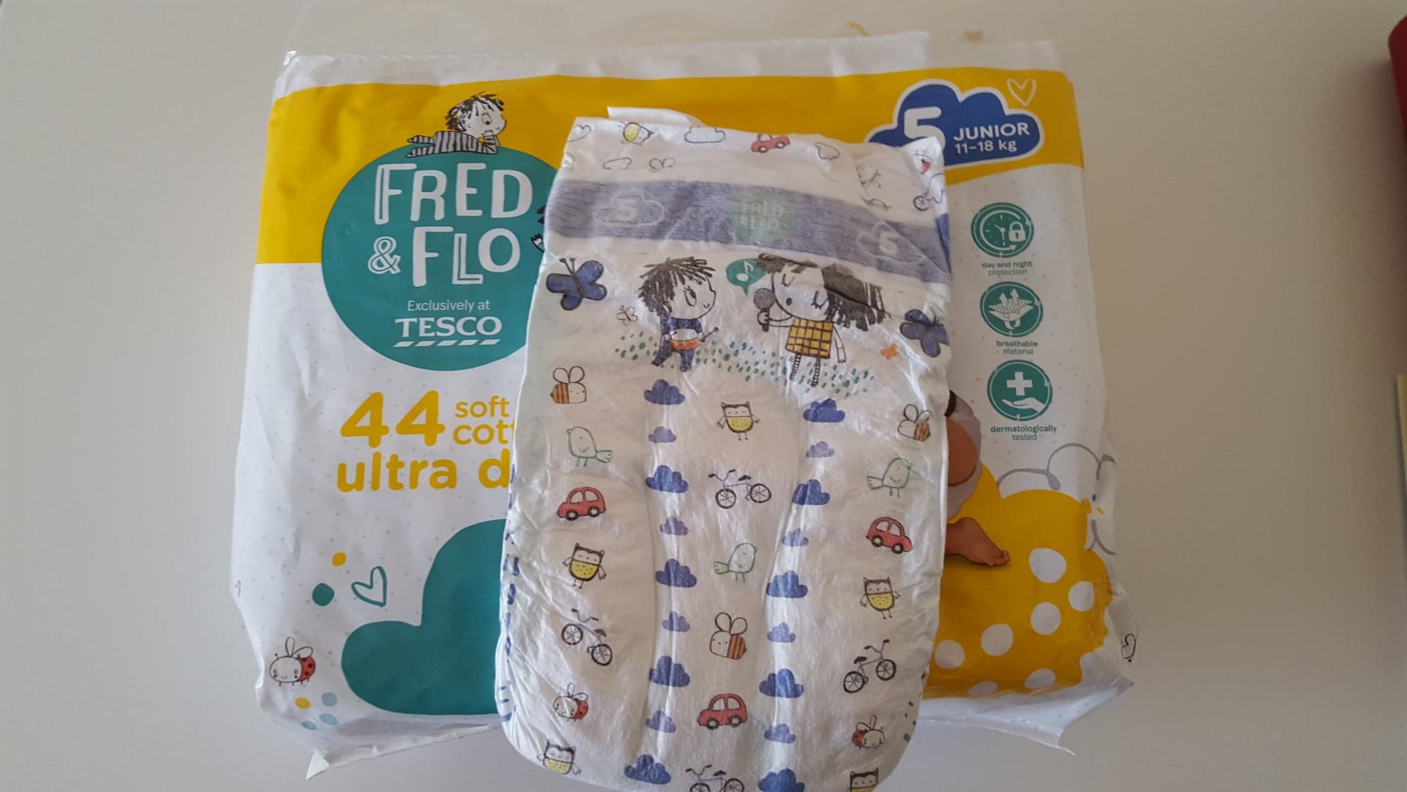 tesco pieluchy fred&flo