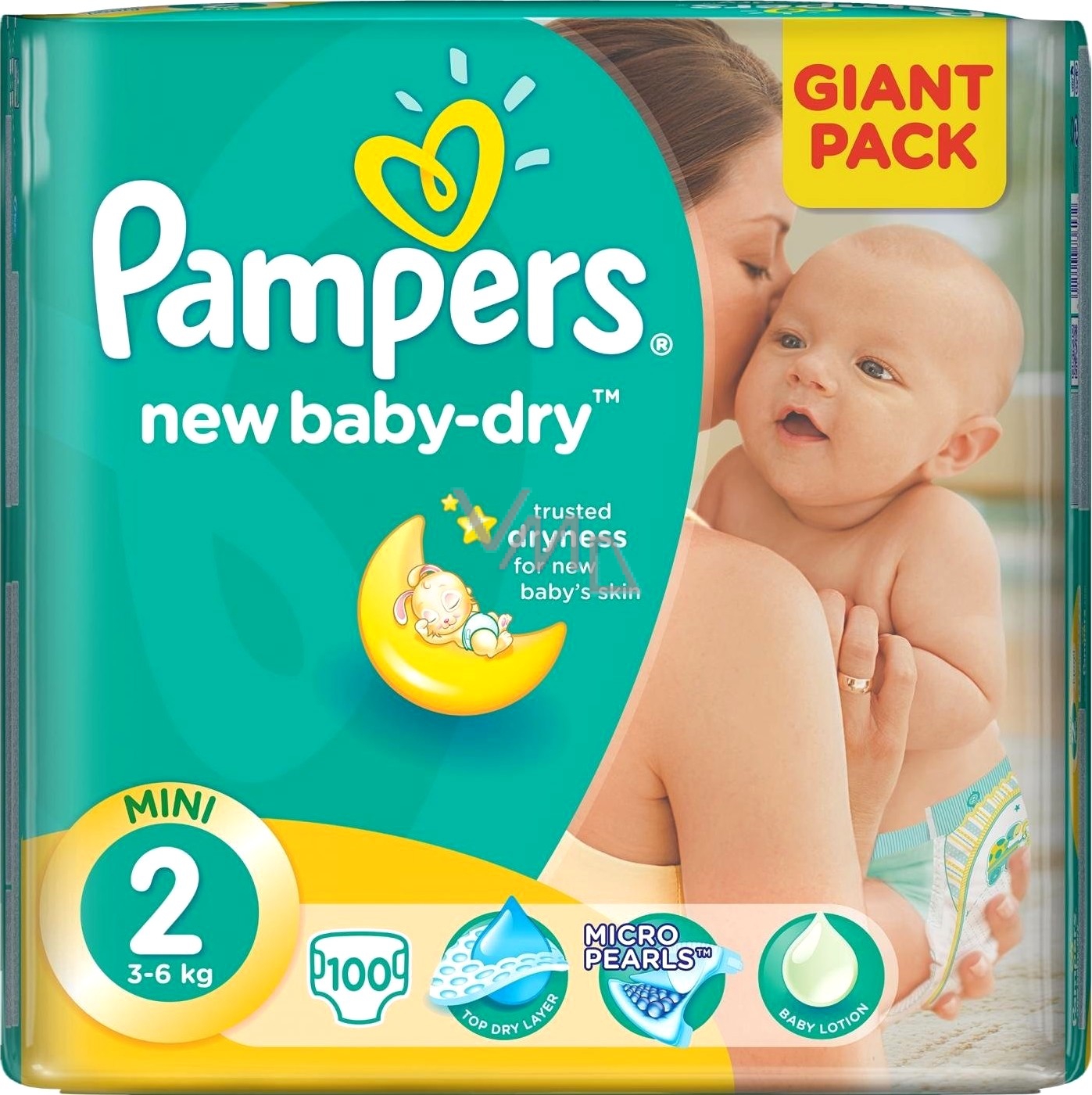 pampers 2 new baby dry