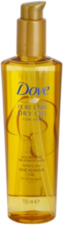 dove pure care dry oil odżywczy olejek do włosów dojrzałych