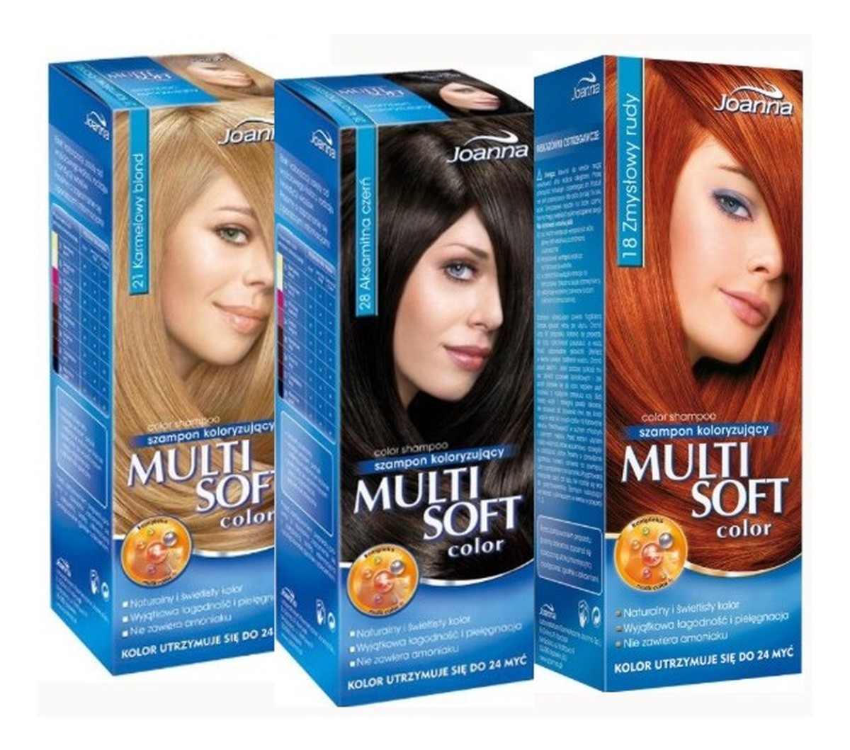 szampon koloryzujący multi soft karmelowy blond