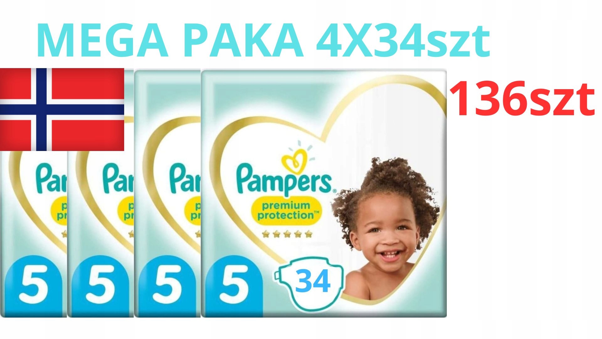 mega paka pampers 5