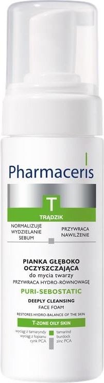 pianka głęboko oczyszczająca do mycia twarzy pharmaceris