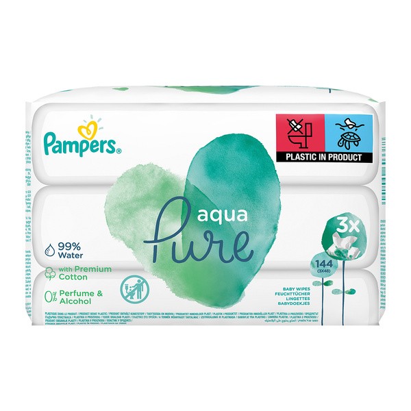 pampers aqua pure chusteczki nawilżane