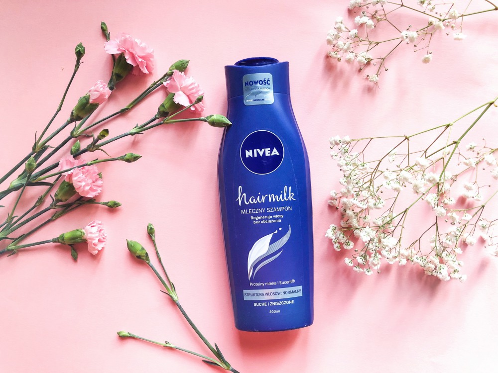 nivea hairlmilk szampon opinie