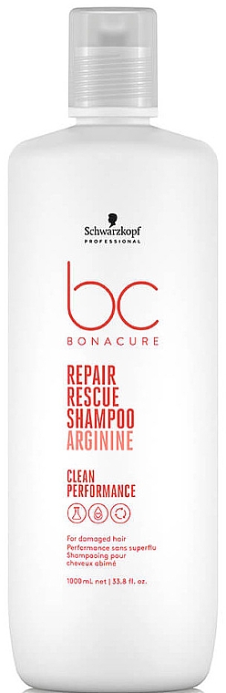 schwarzkopf professional bc repair rescue szampon 1000 ml