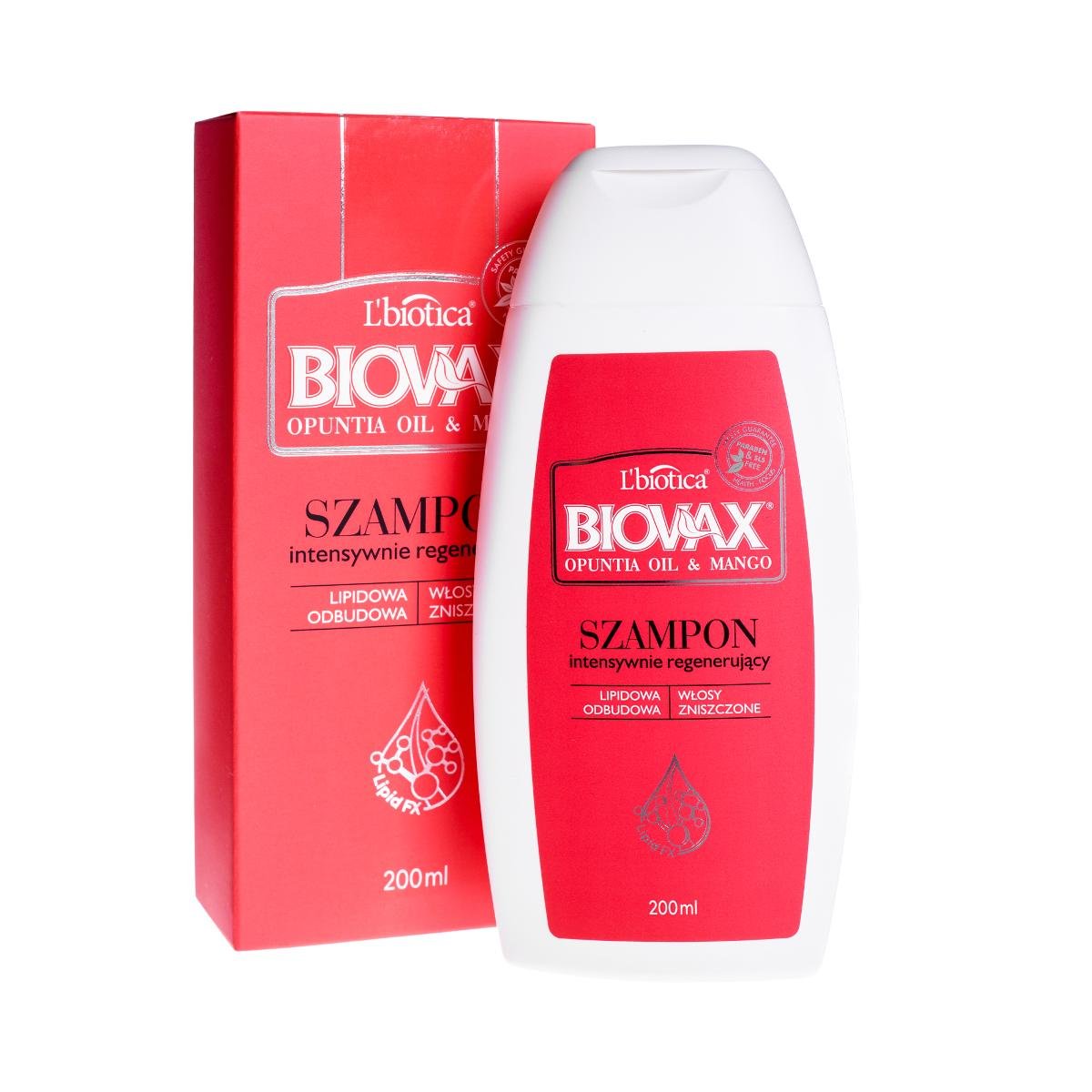 szampon do zniszczonych włosów lub biotica