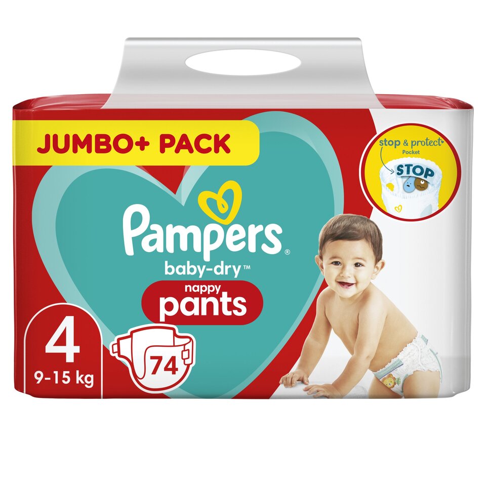 pampers 106 szt tesco