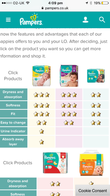 pampers baby dry premium protection difference