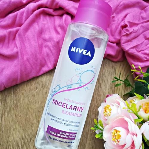 nivea wzmacniający szampon micelarny wzbogacony o lilię wodną wizaz