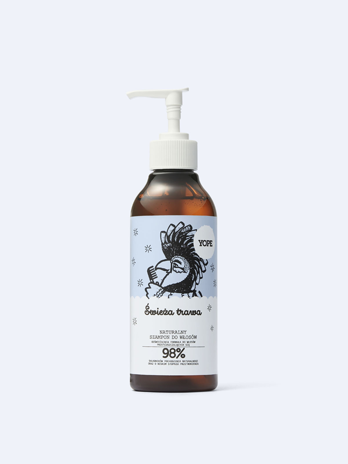 yope świeża trawa naturalny szampon do włosów przetłuszczających się