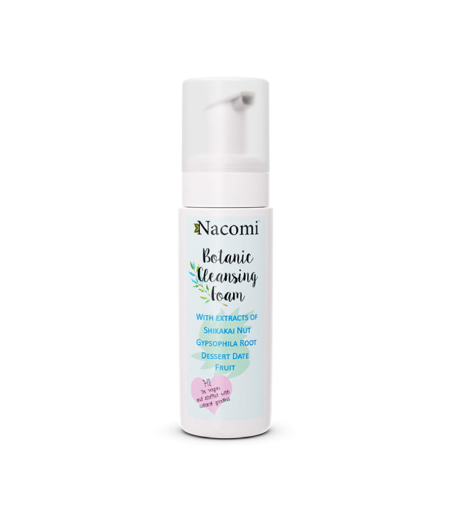 nacomi botanic cleansing foam pianka do mycia twarzy