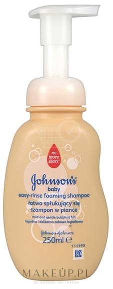 johnsons baby szampon w piance skłąd