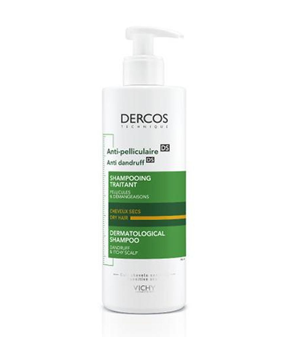 vichy dercos szampon przeciwłupieżowy włosy suche 390 ml