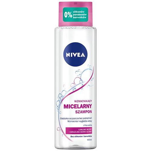nivea wzmacniający szampon micelarny wzbogacony o lilię wodną wizaz