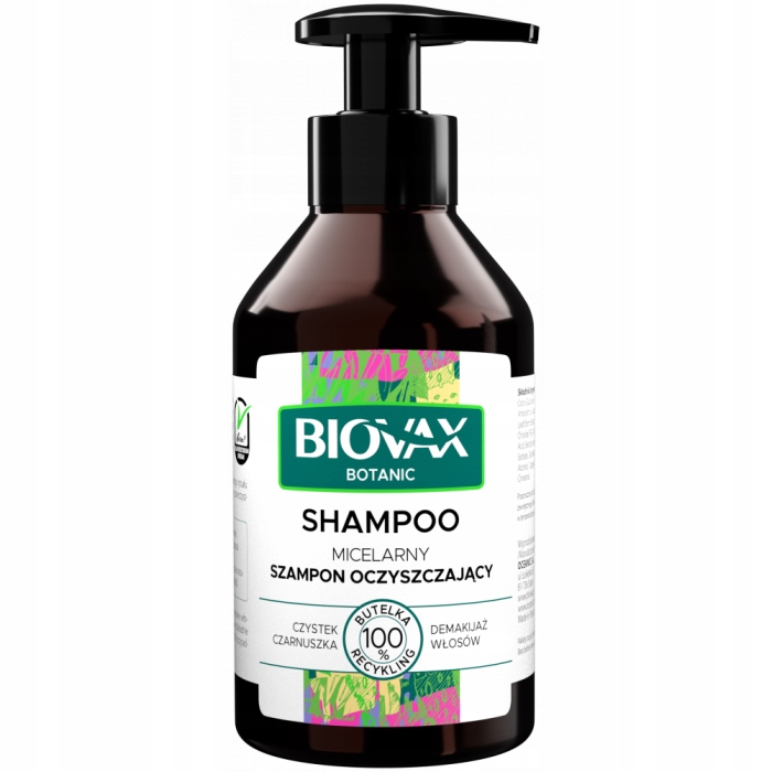 biovax oczyszczający szampon micelarny