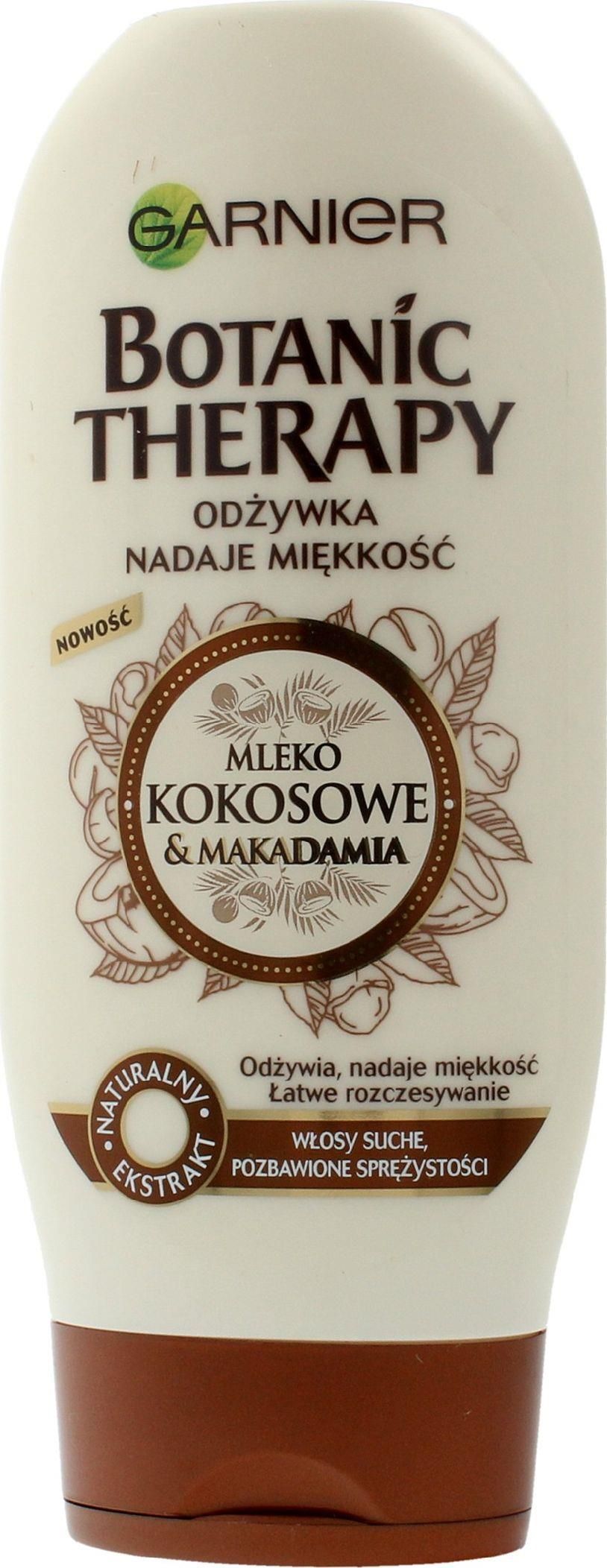 garnier botanic therapy mleko kokosowe macadamia odżywka do włosów