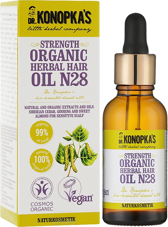 dr konopka olejek do włosów n28 wzmacniający
