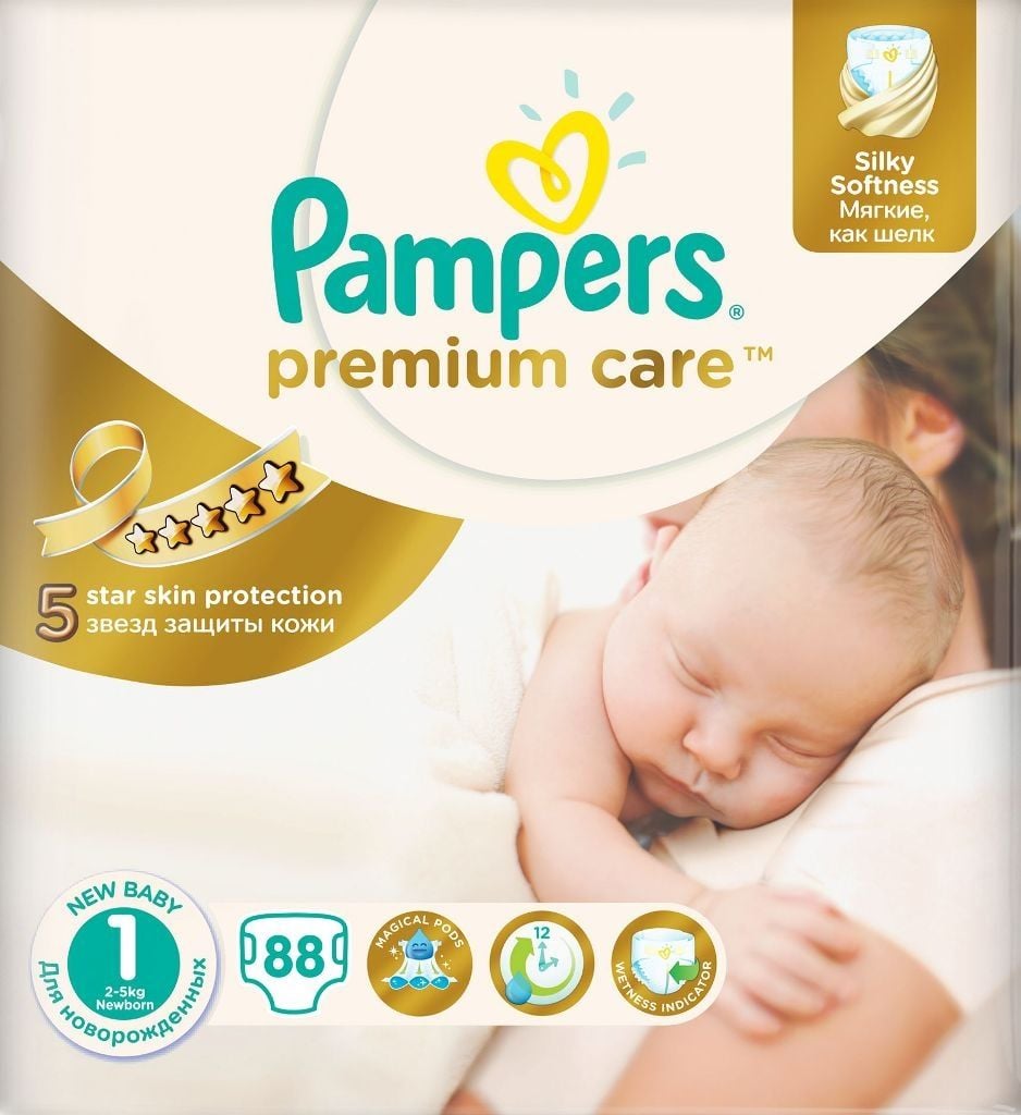 pampers premium care 1 88szt cena