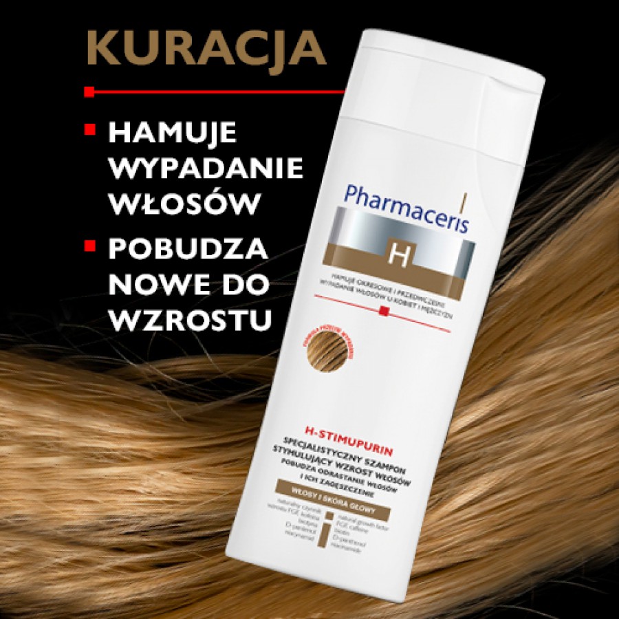 pharmaceris h stimupurin szampon stymulujący wzrost włosów 250ml