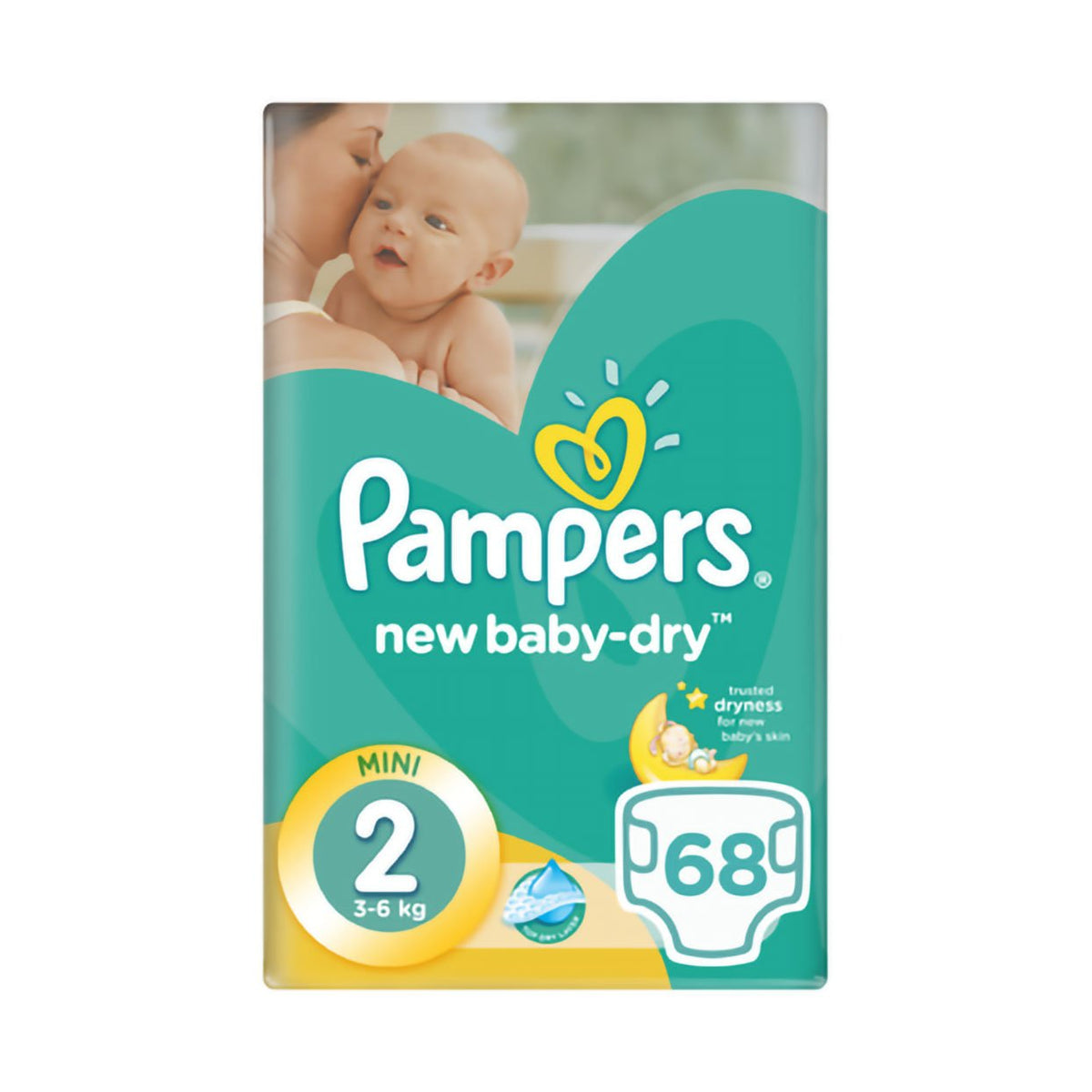 pampers nev baby dry 2 68