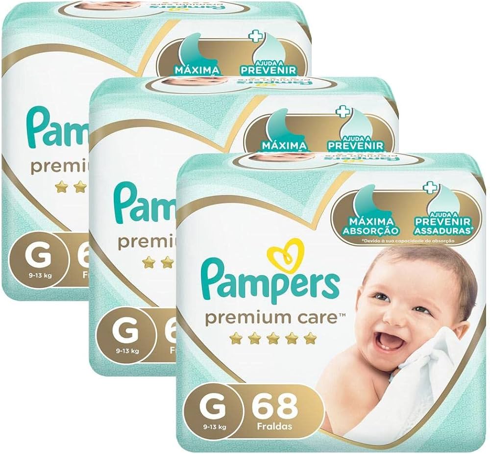 pampers premium care 3 204 buc