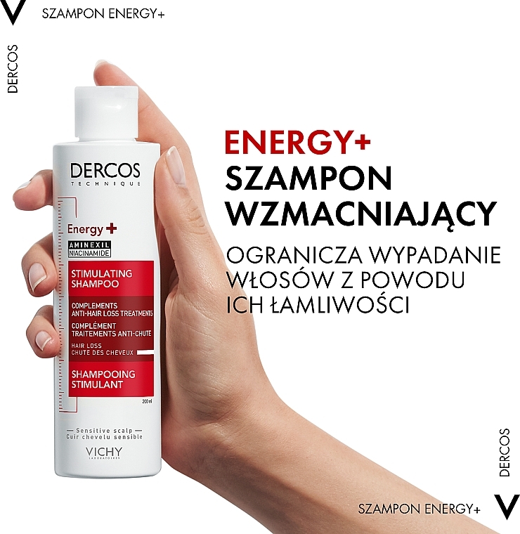 vichy dercos wzmacniający szampon przeciwdziałający wypadaniu włosów