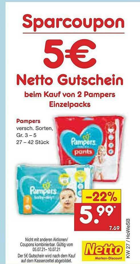 pampers 3 netto