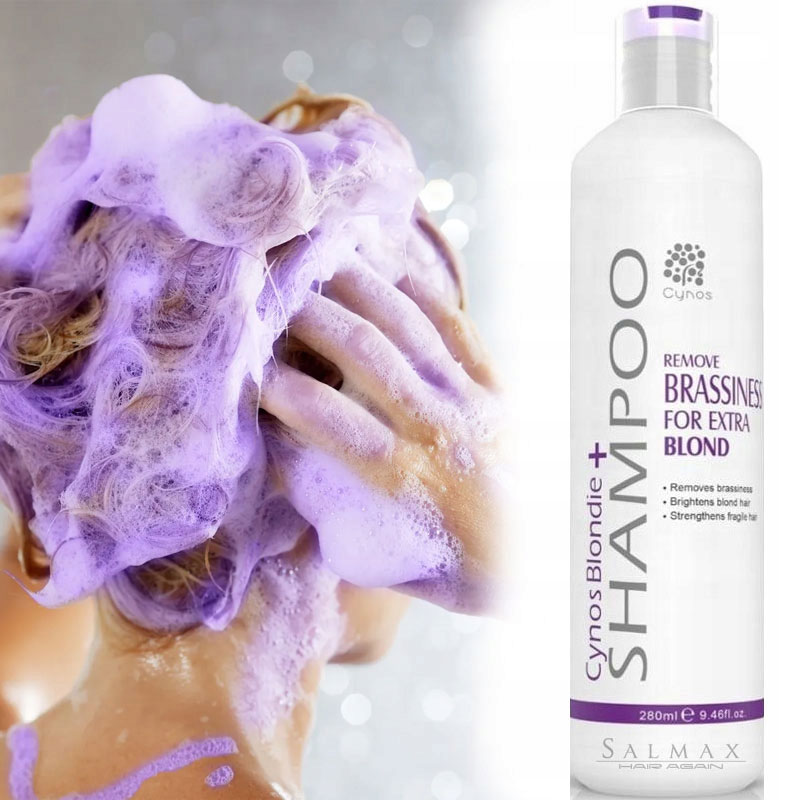 profesjonalny fioletowy szampon