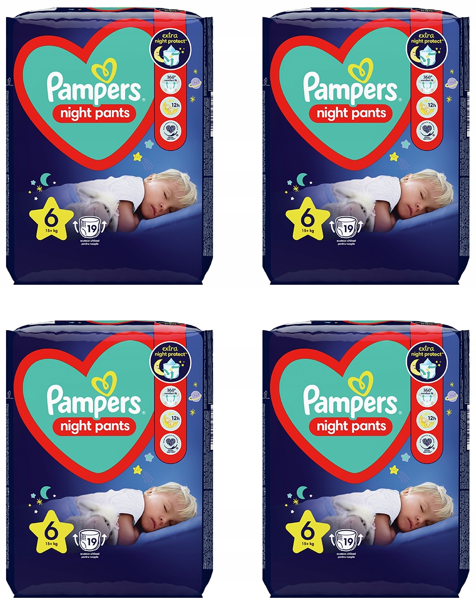 pampers 6 pants 19szt