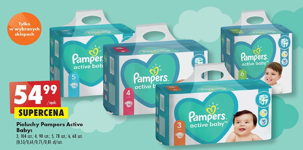 pampers 5 78 szt biedronka