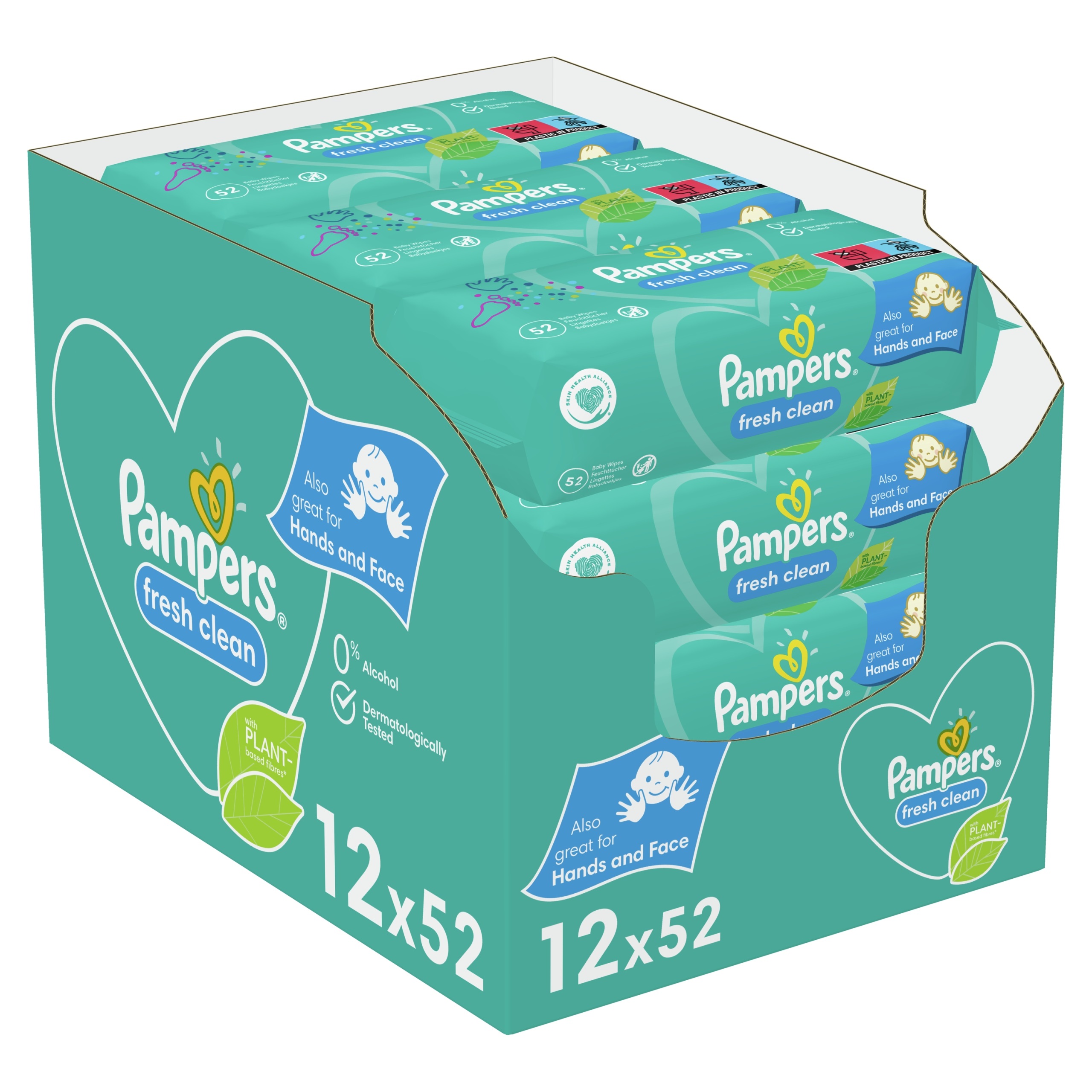 pampers fresh clean chusteczki 64 szt